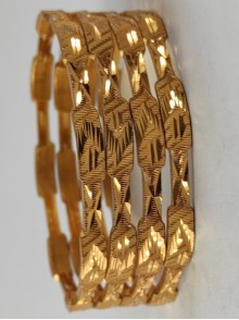 Gold Plated Bangles